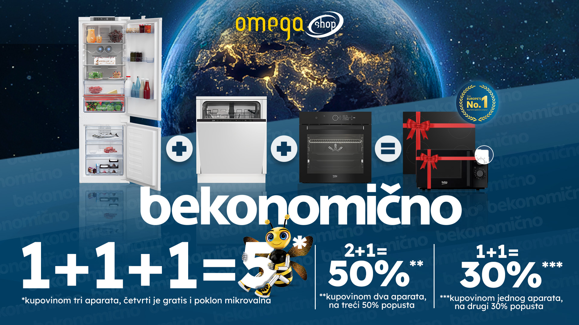 BEKOnomično — Beko ugradbena tehnika u Omega shop